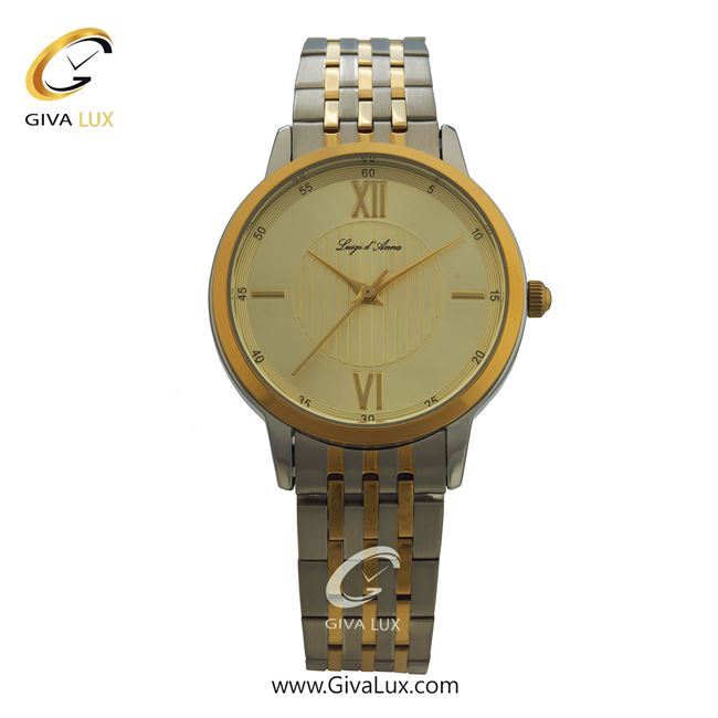 ساعت مچی اورجینال زنانه LdA طلایی-نقره ای | طلایی-نقره ای| طلایی| کد رفرنس 2368